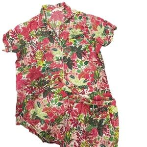Printfresh x Anthropologie cotton pajama set
